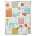 Jungle 7pc Crib Bedding Set Scribbles Collection