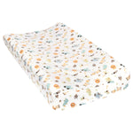 Photo 1 Jungle Friends Deluxe Flannel Changing Pad Cover