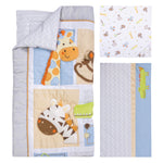 Photo 2 Jungle Fun 6 Piece Crib Bedding Set
