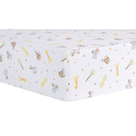 Photo 1 Jungle Fun Animals Fitted Crib Sheet