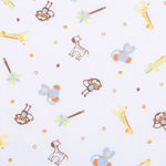 Photo 2 Jungle Fun Animals Fitted Crib Sheet