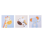 Photo 2 Jungle Fun Canvas Wall Art 3 Pack