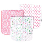 Large 21" x 10" Premium Burp Cloth Set