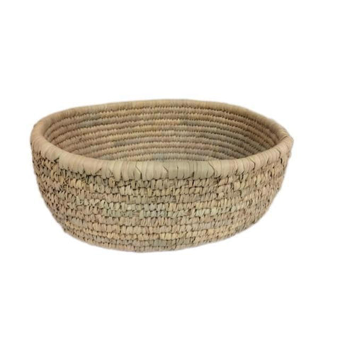 Large Organic Palm Frond Basket