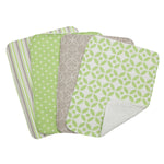 Photo 1 Lauren 4 Pack Burp Cloth Set