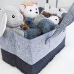 Photo 3 Light and Dark Gray Felt Essential Storage Tote