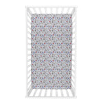 Photo 3 Lilac Winter Forest Deluxe Flannel Fitted Crib Sheet