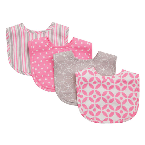 Lily 4 Pack Bib Set
