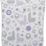 Llama Friends Deluxe Flannel Fitted Crib Sheet