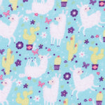 Llama Paradise Deluxe Flannel Fitted Crib Sheet