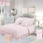 Photo 4 Lollipops & Roses Floral Full/Queen 3 Pc Set (Quilt, 2 Pillow Shams)