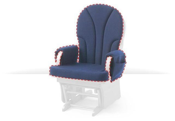 Lullaby Replacement Cushion Set - Navy
