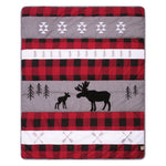 Photo 3 Lumberjack Moose 3 Piece Crib Bedding Set
