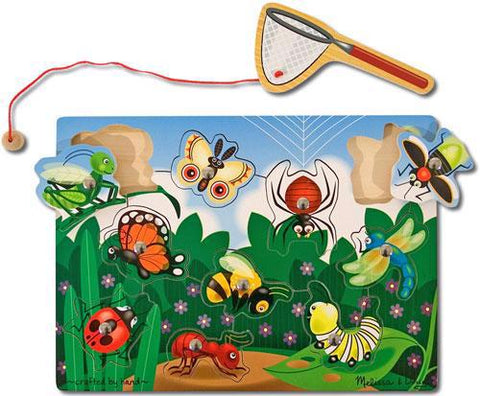 Magnetic Bug Catching Game
