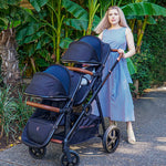 Maverick Single to Double Stroller & 2nd Seat Bundle