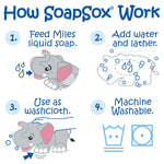 Miles the Elephant Bath Sponge