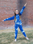Photo 1 MINKY BUBBLE HOODIE - VERY PERI TIE DYE