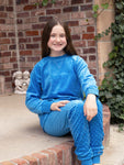 Photo 2 MINKY CREWNECK TOP - INSPIRATION BLUE