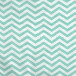 Photo 2 Mint Chevron Deluxe Flannel Fitted Crib Sheet