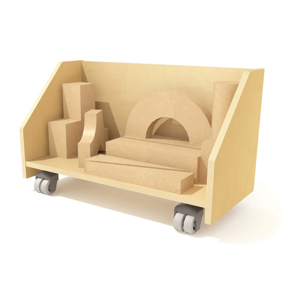 Mobile Building Block Storage Cart