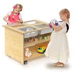 Mobile Sensory Table With Trays & Lids