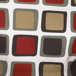 Multicolored Geometric & Dot Houndstooth  8 Pc Reversible Full Bedding Set