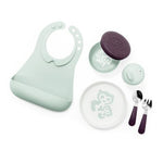 Munch Complete Set: Bib, Bowl, Plate, Utensils, Cup