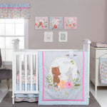 Photo 1 My Little Friends 6 Piece Crib Bedding Set