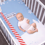 Photo 2 My Tiny Moments North Pole Flannel Photo Op Fitted Crib Sheet