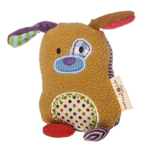 Natural Life Baby Animal Plush Rattle, You Are Loved Puppy