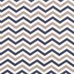 Photo 2 Navy and Gray Chevron Deluxe Flannel Changing Pad Cover