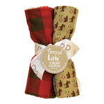 Photo 2 Northwoods 4 Pack Burp Cloth Set