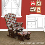 Photo 1 Nursery Glider Houndstooth Collection
