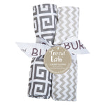 Photo 2 Ombre Gray Bouquet 4 Pack Burp Set