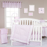 Photo 1 Orchid Bloom 3 Piece Crib Bedding Set
