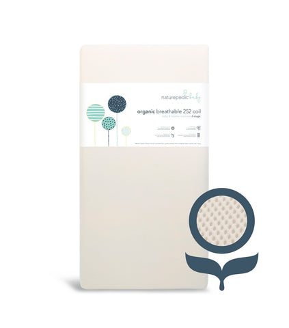 Organic Breathable 252 2-Stage Crib & Toddler Mattress