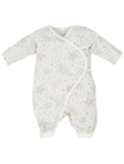 Photo 1 Organic Cotton Baby Muslin Side Snap Kimono - Star Print