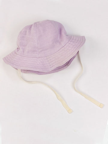 Organic Cotton Baby Muslin Sunhat - Lavender