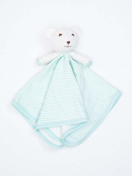 Organic Cotton Bear Blankie Toy