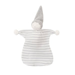 Photo 1 Organic Cotton Gray Stripe Sleeping Doll Lovey