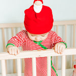 Organic Cotton Santa Holiday Baby Beanie