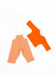 Photo 2 Organic Cotton Waldorf Inspired Jill Dress Up Doll-Multicolor Stripe