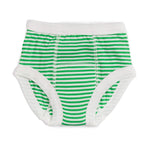 Green & White Stripe