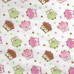 Photo 2 Owls Deluxe Flannel Changing Pad Cover