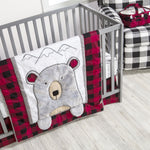 Photo 7 Peak-a-Bear 3 Piece Crib Bedding Set