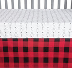 Photo 4 Peak-a-Bear 3 Piece Crib Bedding Set