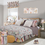 Photo 2 Penny Lane Retro Floral Full/Queen Reversible Quilt