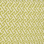 Photo 1 Periwinkle Green Geometric/Garden Lattice Pattern Fabric - 3yds.