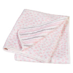 Photo 4 Pink and Gray Cloud Knit Blanket