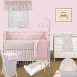 Pink Crib Sheet Sweet and Simple Collection